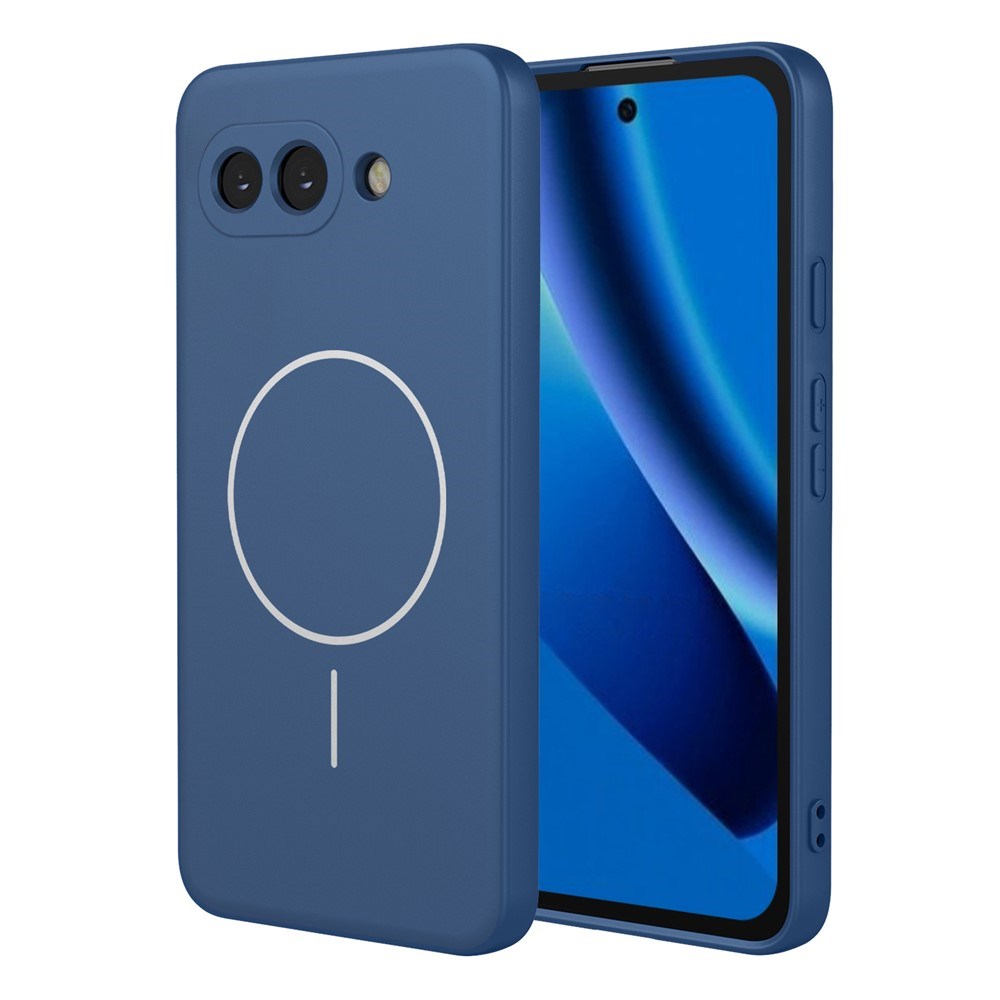 Google Pixel 10a EIDERWOOD Fleksibelt Plast Deksel – MagSafe Kompatibel – Blå