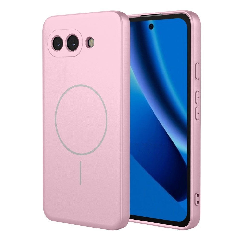 Google Pixel 10a EIDERWOOD Fleksibelt Plast Deksel – MagSafe Kompatibel – Rosa