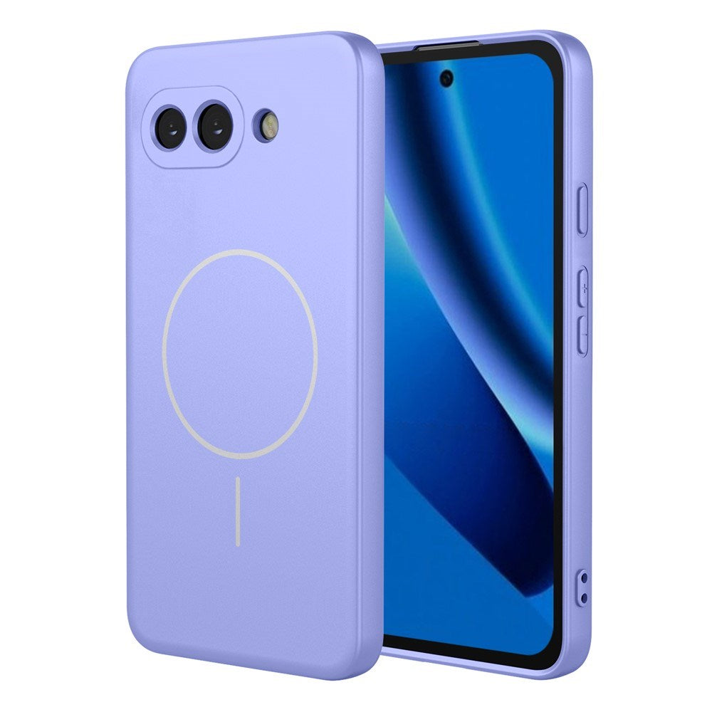 Google Pixel 10a EIDERWOOD Fleksibelt Plast Deksel – MagSafe Kompatibel – Lilla