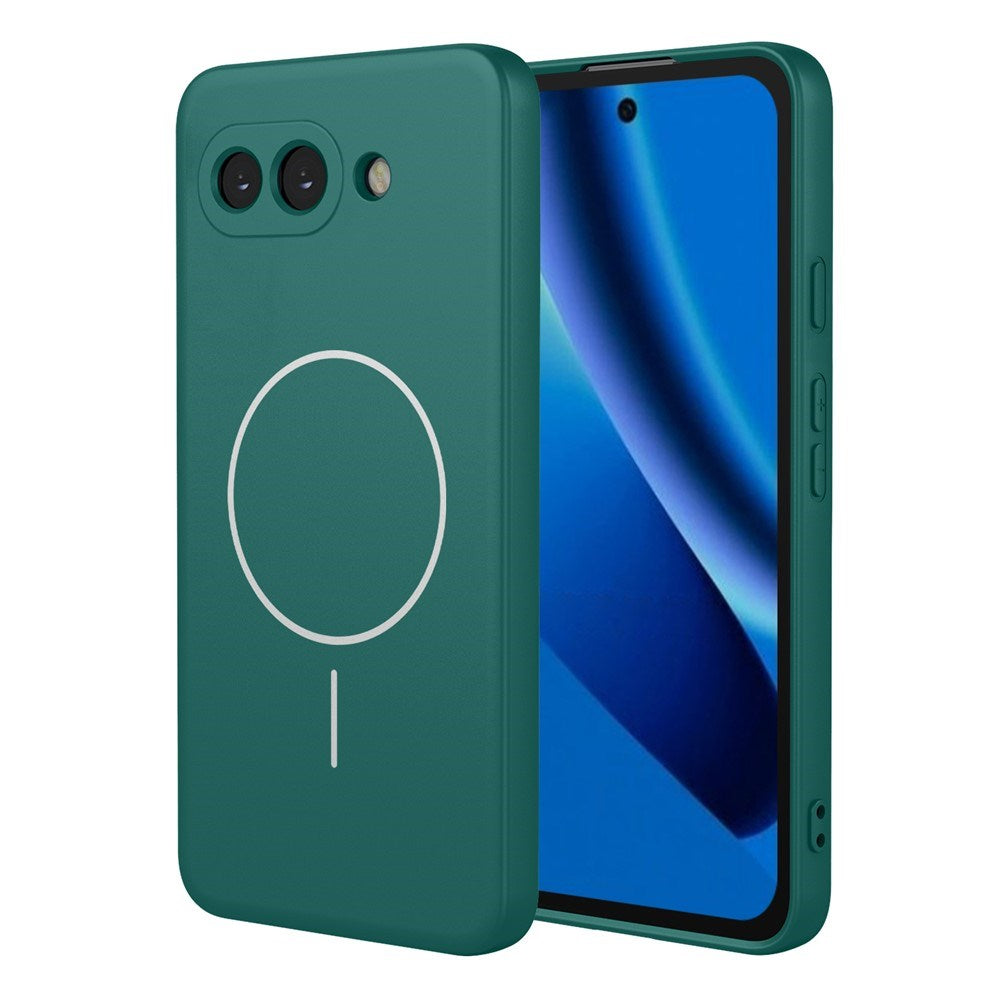 Google Pixel 10a EIDERWOOD Fleksibelt Plast Deksel – MagSafe Kompatibel – Grønn