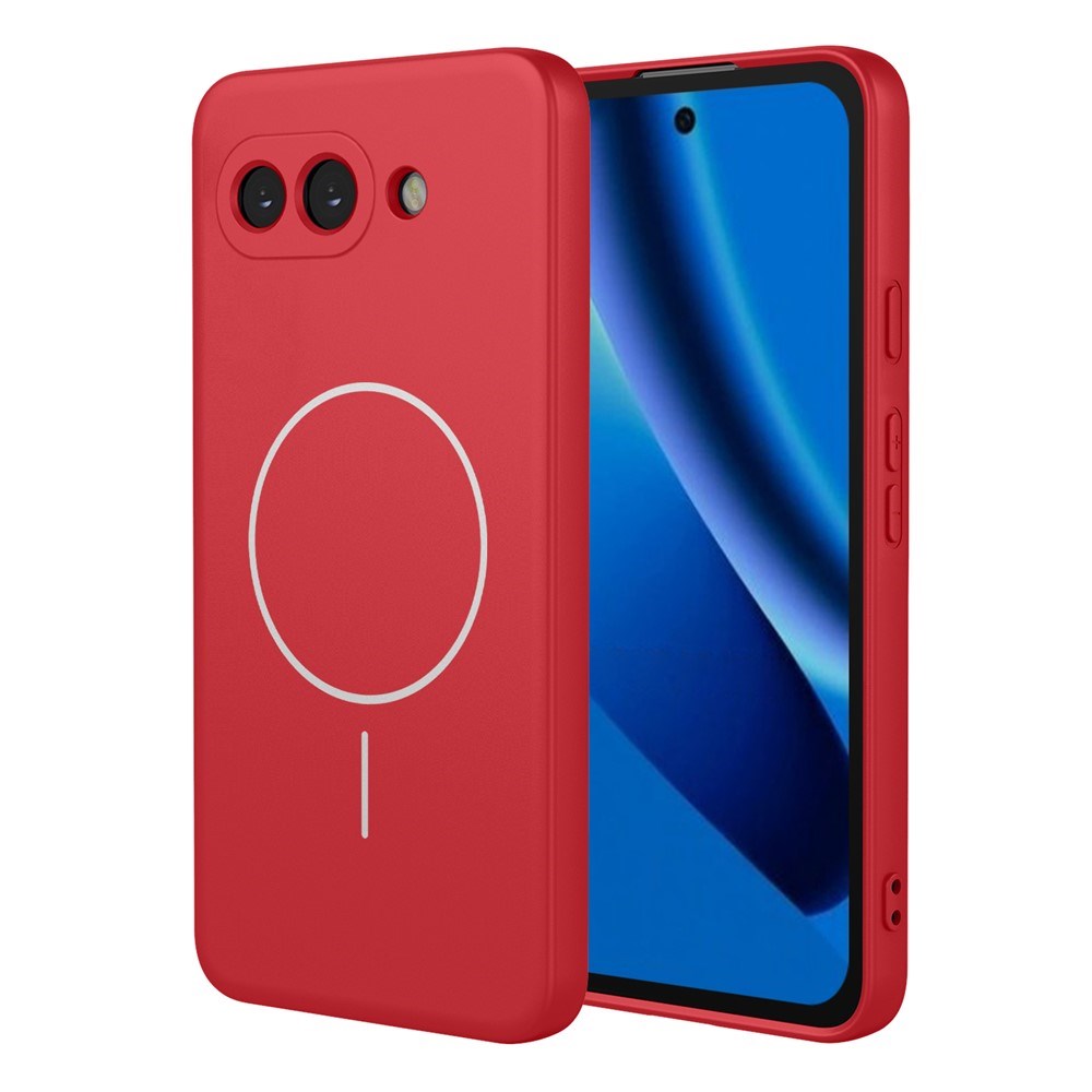 Google Pixel 10a EIDERWOOD Fleksibelt Plast Deksel – MagSafe Kompatibel – Rød