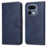 Realme 16 Pro EIDERWOOD Kunstskinn Flip Deksel m. Stropp - Blå