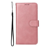 Realme 16 Pro EIDERWOOD Kunstskinn Flip Deksel m. Stropp - Rosa