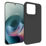 Motorola Moto G77 / G67 EIDERWOOD Matt Fleksibel Plast Deksel - Svart