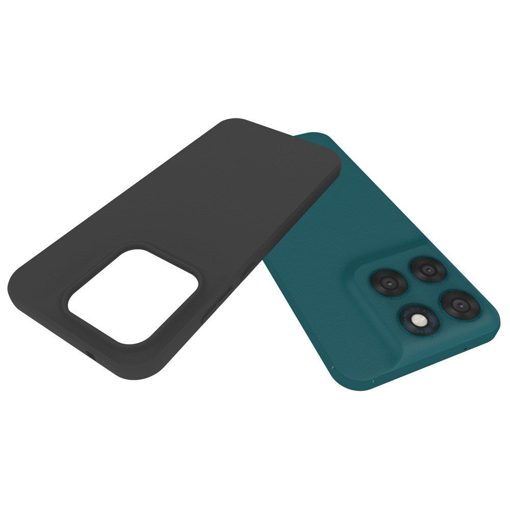 Motorola Moto G77 / G67 EIDERWOOD Matt Fleksibel Plast Deksel - Svart
