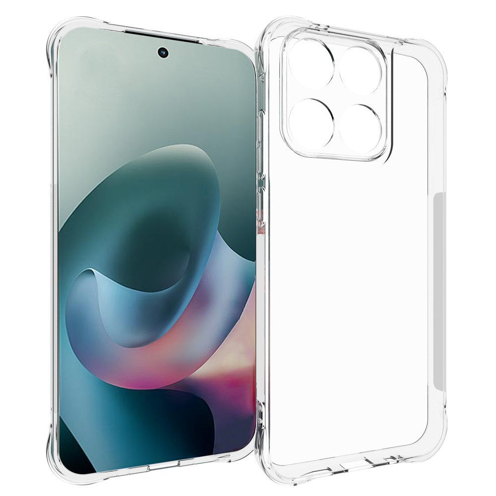Motorola Moto G77 / G67 EIDERWOOD Fleksibelt Plast Deksel m. Forsterkede Hjørner - Gjennomsiktig