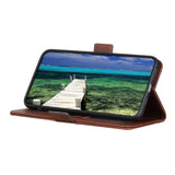 Motorola Moto G77 / G67 EIDERWOOD Kunstskinn Deksel med Kortholder - Brun