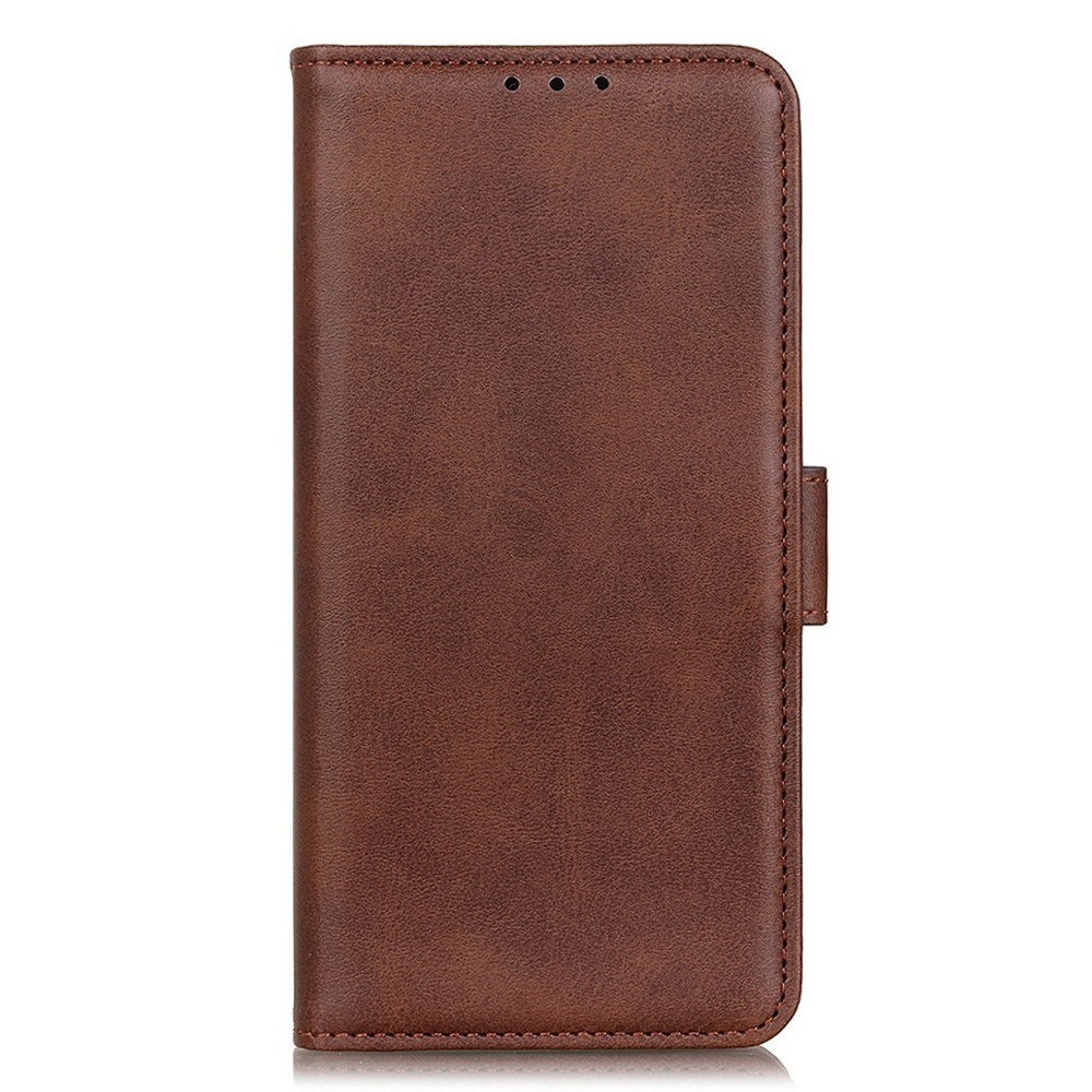 Motorola Moto G77 / G67 EIDERWOOD Kunstskinn Deksel med Kortholder - Brun