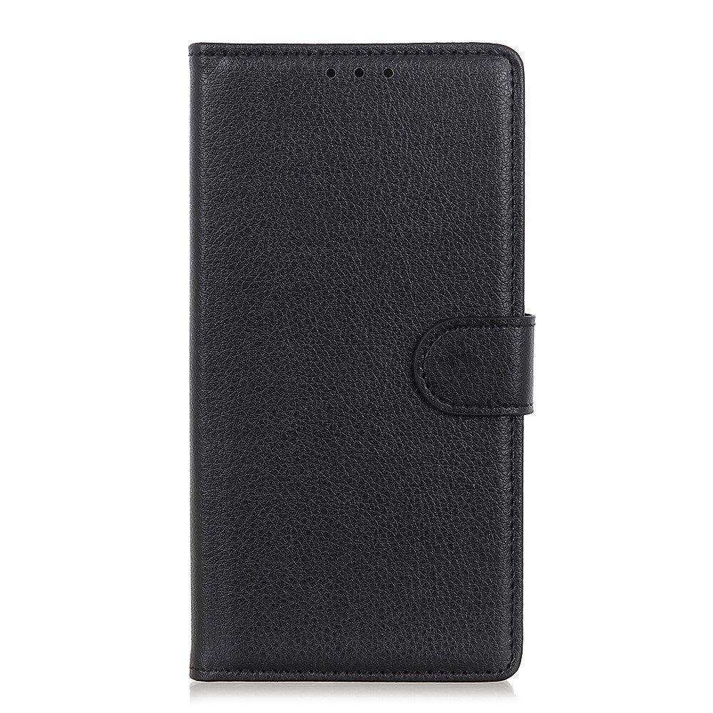 Motorola Edge 70 Fusion EIDERWOOD Kunstskinn Flip Deksel m. Kortholder & Støttefunksjon – Svart