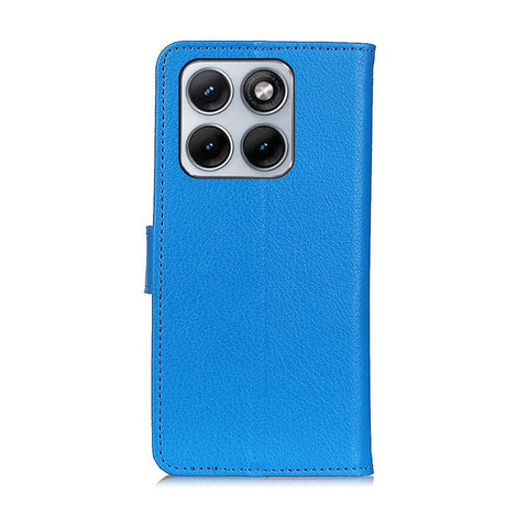 Motorola Edge 70 Fusion EIDERWOOD Kunstskinn Flip Deksel m. Kortholder & Støttefunksjon – Blå