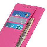 Motorola Edge 70 Fusion EIDERWOOD Kunstskinn Flip Deksel m. Kortholder & Støttefunksjon – Rosa