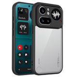 Nothing Phone (4a) Pro Hybrid Mobil Deksel - Gjennomsiktig / Svart