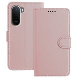 Xiaomi Redmi A7 Pro EIDERWOOD Kunstskinn Flip Deksel m. Kortlomme & Stativfunksjon - Rose Gold