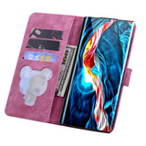 Samsung Galaxy S26 EIDERWOOD Flip Deksel med Trykk / Kortholder / Stropp - Rosa