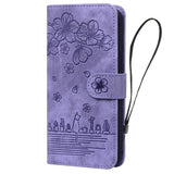 Samsung Galaxy S26 Ultra EIDERWOOD Flip Deksel med Trykk / Kortholder / Stropp - Lilla