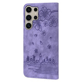 Samsung Galaxy S26 Ultra EIDERWOOD Flip Deksel med Trykk / Kortholder / Stropp - Lilla