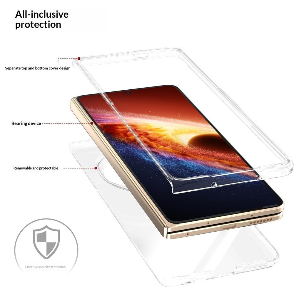 Honor Magic V6 EIDERWOOD Fleksibelt Plast Deksel - Gjennomsiktig