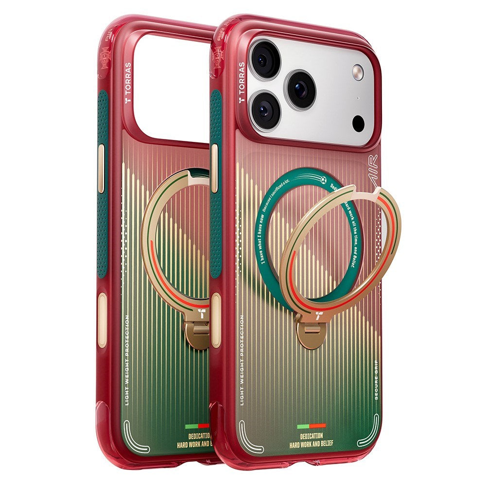 iPhone 17 Pro Max TORRAS Ostand Q3 Air Deksel med 360° Støtte – MagSafe Kompatibel - Glory Slash