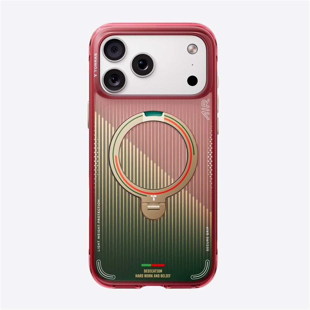 iPhone 17 Pro Max TORRAS Ostand Q3 Air Deksel med 360° Støtte – MagSafe Kompatibel - Glory Slash