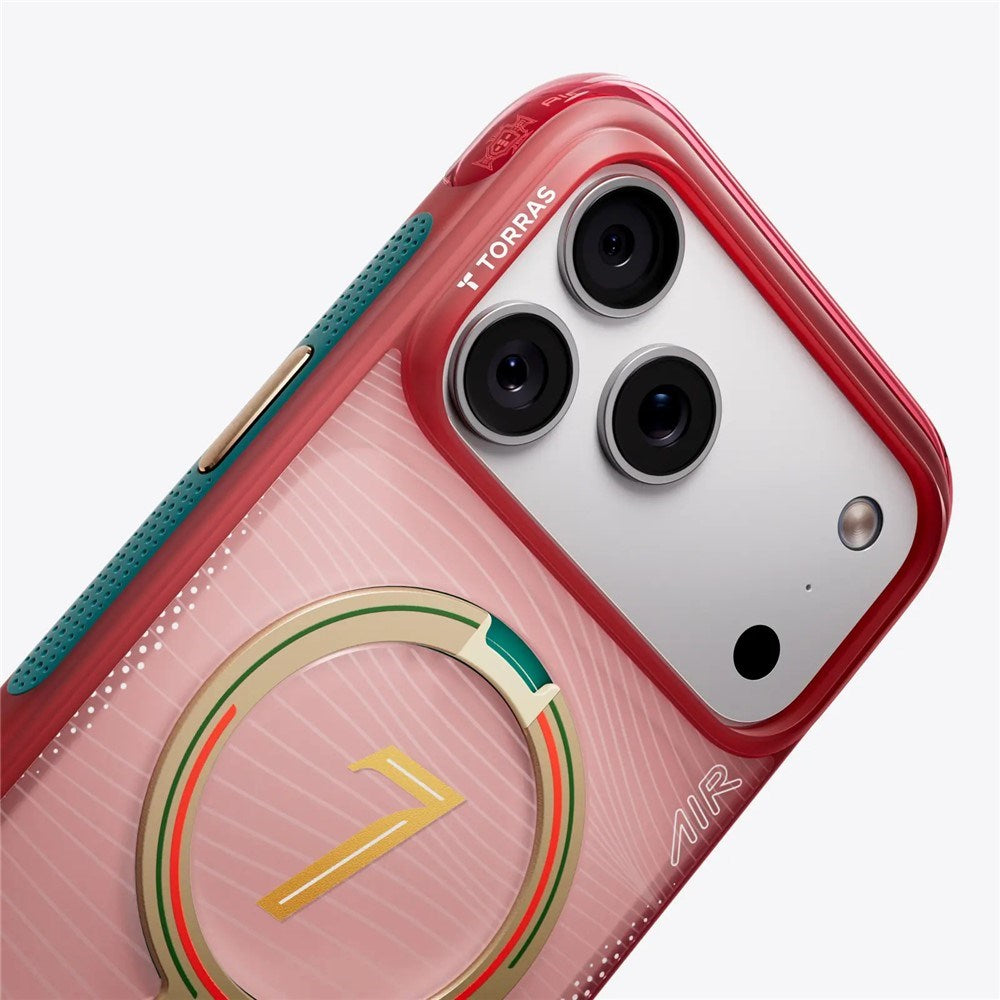 iPhone 17 Pro TORRAS Ostand Q3 Air Deksel med 360° Støtte – MagSafe Kompatibel - Wave of Passion