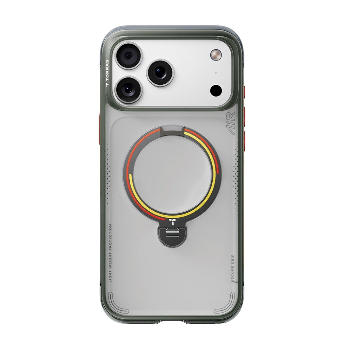 iPhone 17 Pro TORRAS Ostand Q3 Air Deksel med 360° Støtte – MagSafe Kompatibel - Germay Iron