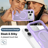 iPhone 18 Pro / 17 Pro EIDERWOOD 2-i-1 Matt Hybrid Plast Deksel m. Skjermbeskyttelsesfilm - MagSafe Kompatibel - Lilla
