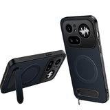Nothing Phone (4a) Pro EIDERWOOD Hybrid Deksel med Stativ - Blå