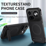 Nothing Phone (4a) Pro EIDERWOOD Hybrid Deksel med Stativ - Lilla