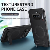 Nothing Phone (4a) EIDERWOOD Hybrid Deksel med Stativ - Svart