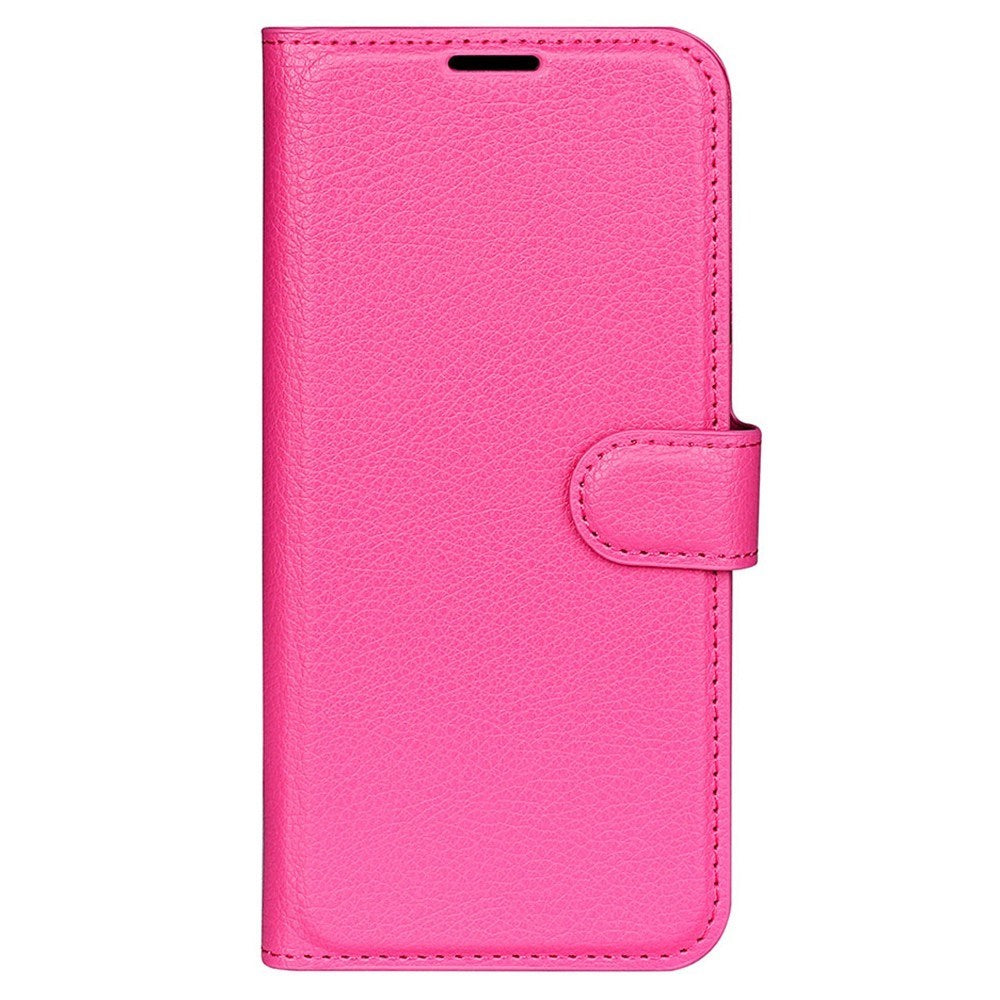 OPPO A17 EIDERWOOD Kunstskinn Flip Deksel m. Kortholder & Stativfunksjon - Pink