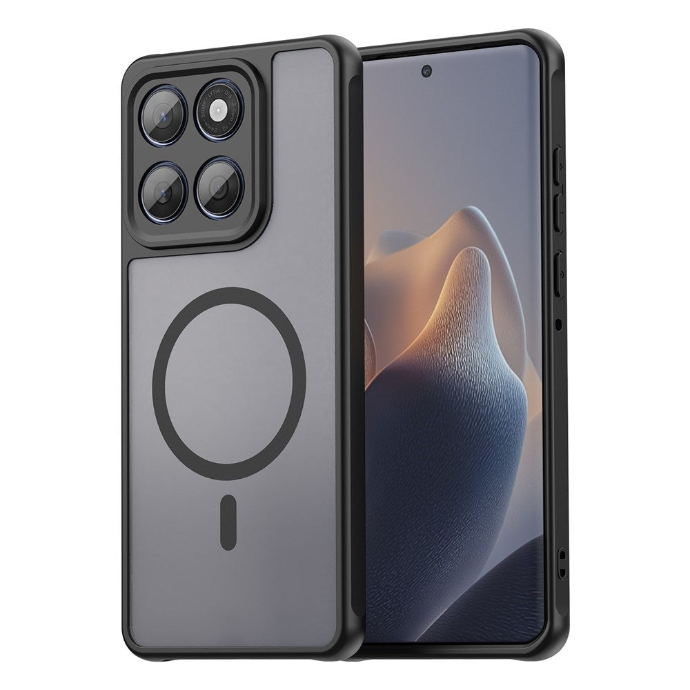 Motorola Moto G77 / G67 EIDERWOOD Hybrid Plast Deksel - MagSafe Kompatibel - Svart