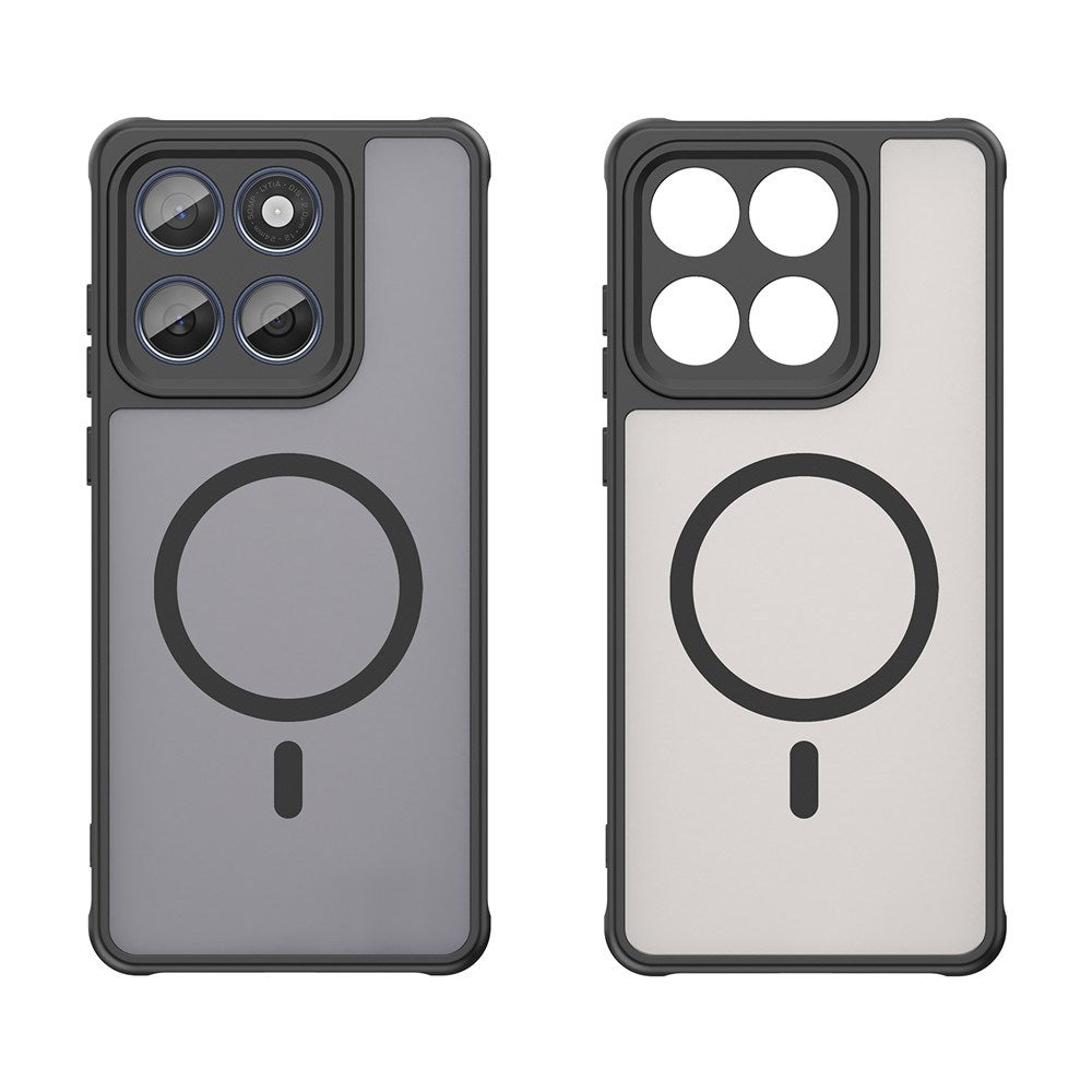 Motorola Moto G77 / G67 EIDERWOOD Hybrid Plast Deksel - MagSafe Kompatibel - Svart