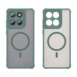 Motorola Moto G77 / G67 EIDERWOOD Hybrid Plast Deksel - MagSafe Kompatibel - Grønn
