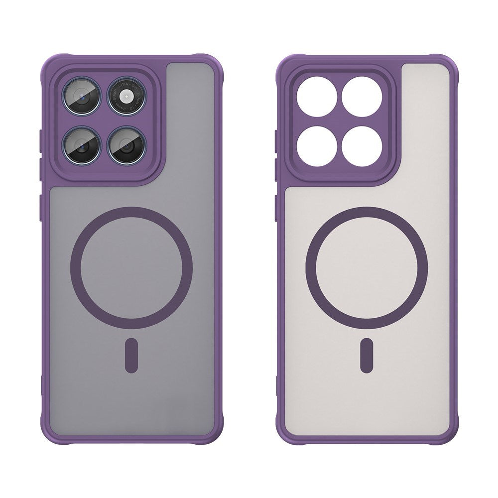 Motorola Moto G77 / G67 EIDERWOOD Hybrid Plast Deksel - MagSafe Kompatibel - Lilla