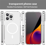 iPhone 15 Pro Max EIDERWOOD Hybrid Plast Deksel - MagSafe Kompatibel - Gjennomsiktig