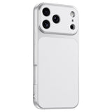 iPhone 17 Pro Max EIDERWOOD Hybrid Bakdeksel med Kunstskinn – Hvit