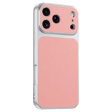 iPhone 17 Pro EIDERWOOD Hybrid Bakdeksel med Kunstskinn – Rosa