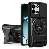 OnePlus Nord CE6 / Nord 6 EIDERWOOD Hybrid Håndverker Deksel m. Kickstand & Cam Slider - MagSafe Kompatbel - Svart