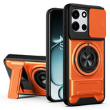 OnePlus Nord CE6 / Nord 6 EIDERWOOD Hybrid Håndverker Deksel m. Kickstand & Cam Slider - MagSafe Kompatbel - Oransje
