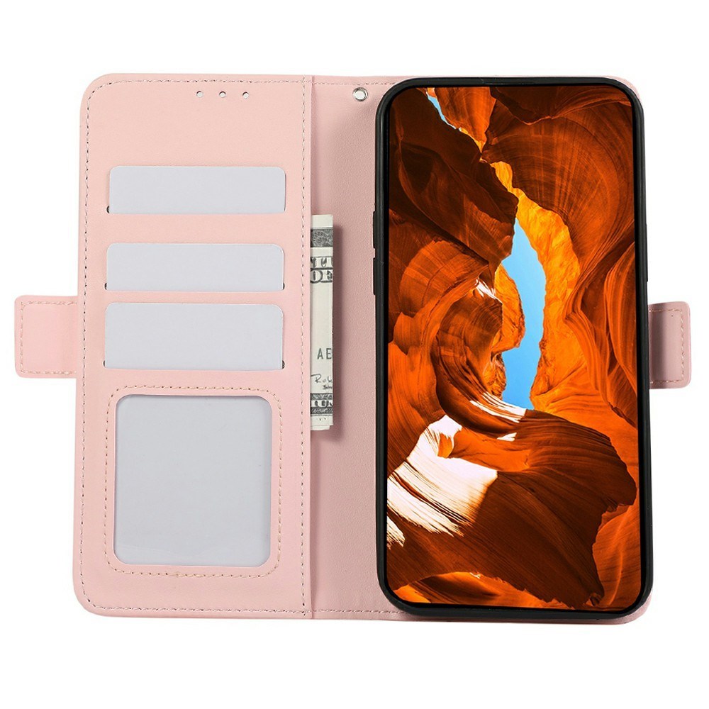 EIDERWOOD Google Pixel 11 / 11 Pro Flipp Deksel med RFID-Blokkering & Kortholder – Rosa
