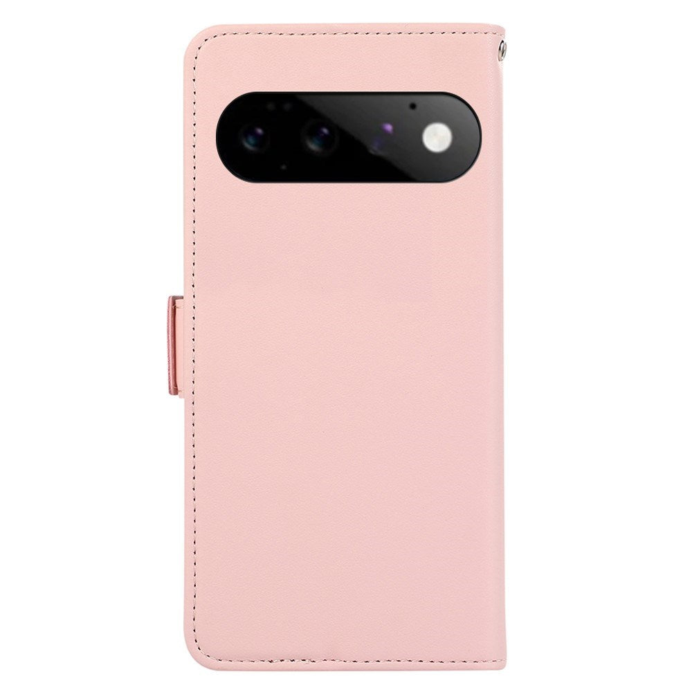 EIDERWOOD Google Pixel 11 / 11 Pro Flipp Deksel med RFID-Blokkering & Kortholder – Rosa