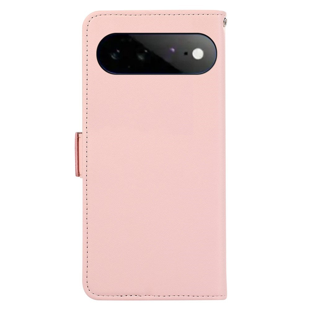 EIDERWOOD Google Pixel 11 Pro XL Flipp Deksel med RFID-Blokkering & Kortholder – Rosa