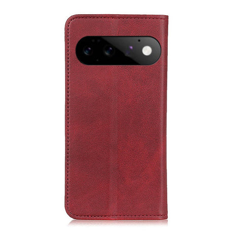 EIDERWOOD Google Pixel 11 / 11 Pro Kunstskinn Flip Deksel - Kortholder & Stativfunksjon - Rød