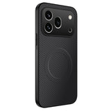 Honor 600 Pro WANLONFENG Deksel med Karbontekstur - MagSafe Kompatibel - Svart