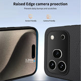 Honor 600 Pro WANLONFENG Deksel med Karbontekstur - MagSafe Kompatibel - Grå