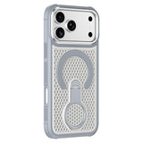 iPhone 17 Pro Max EIDERWOOD Hybriddeksel med Varmeavledning & 360° Roterende Støtte – MagSafe Kompatibel – Hvit