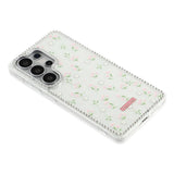 Samsung Galaxy S26 Ultra EIDERWOOD Hybrid Deksel med Strass & Blomsterdesign - Hvit / Vårblomster