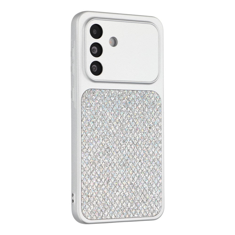 Samsung Galaxy A17 (5G) EIDERWOOD Fleksibelt Plast Deksel m. Glitter - Sølv