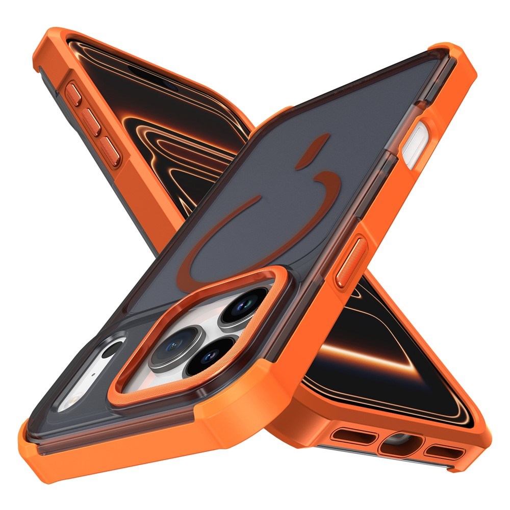 iPhone 17 Pro EIDERWOOD Matt Hybrid Plast Deksel - MagSafe Kompatibel - Oransje