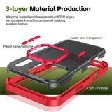 iPhone 17 Pro EIDERWOOD Matt Hybrid Plast Deksel - MagSafe Kompatibel - Rød